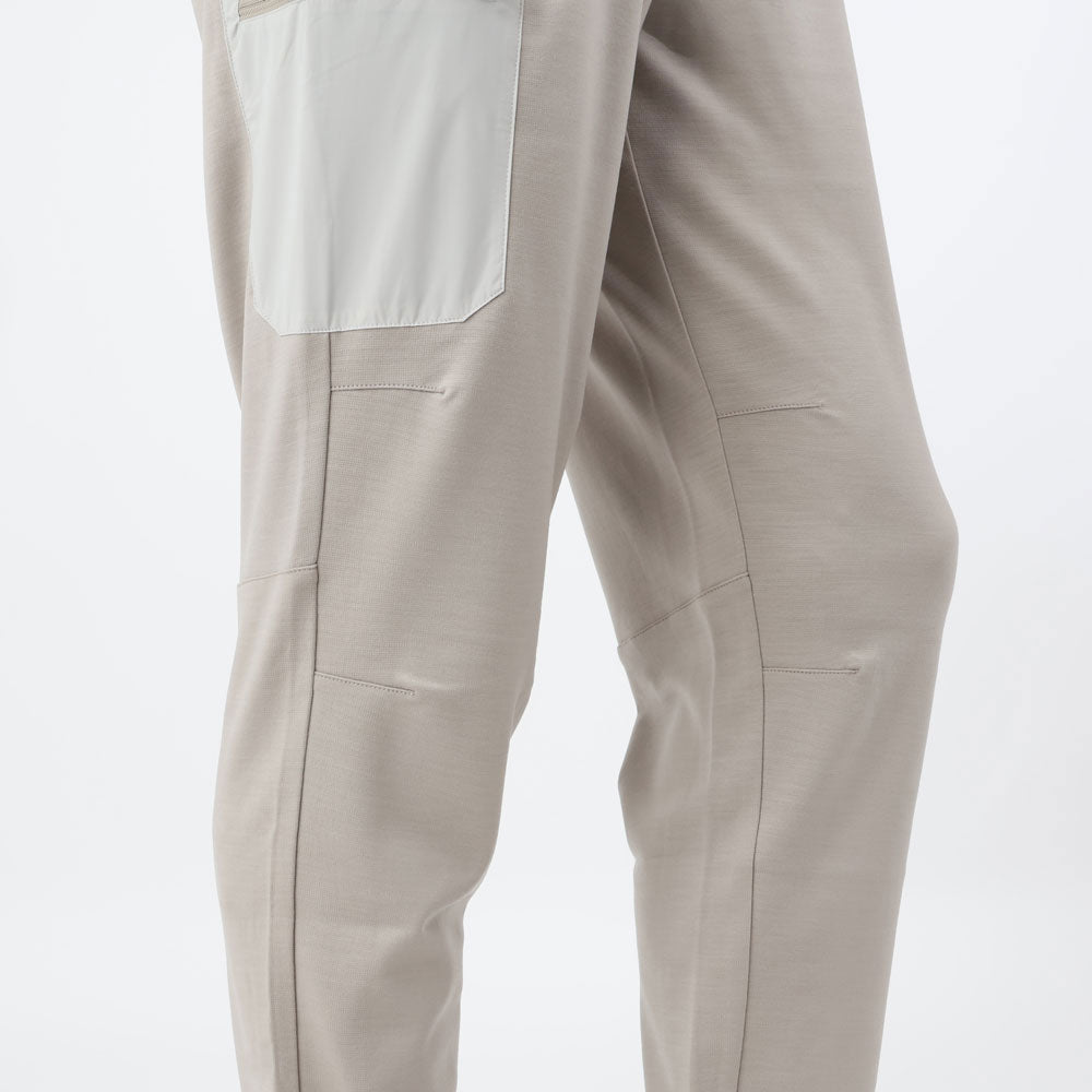 シーズ / サイドポケット付き ウールジャージー DRAWSTRING PANT/PT056 TJ186/DRIFTWOOD