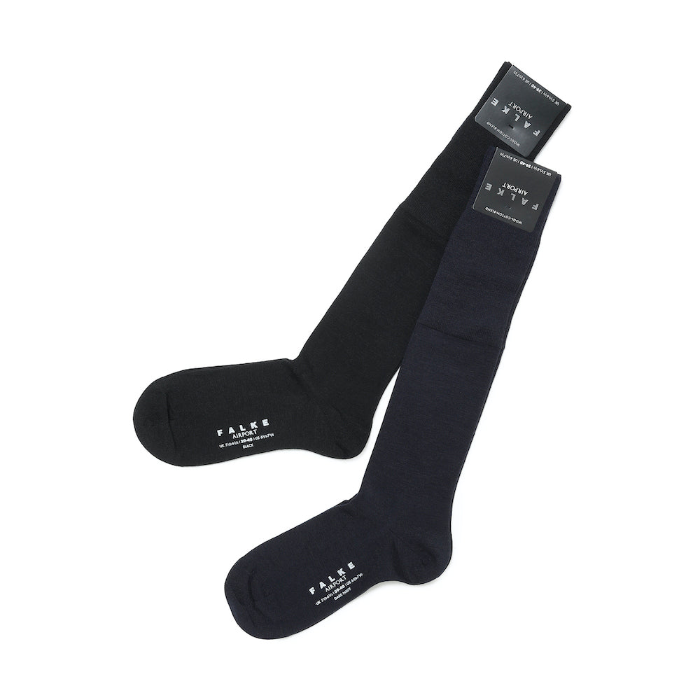 ファルケ / 《3サイズ》WOOL-COTTON BLEND ロングホーズ/AIRPORT/15435