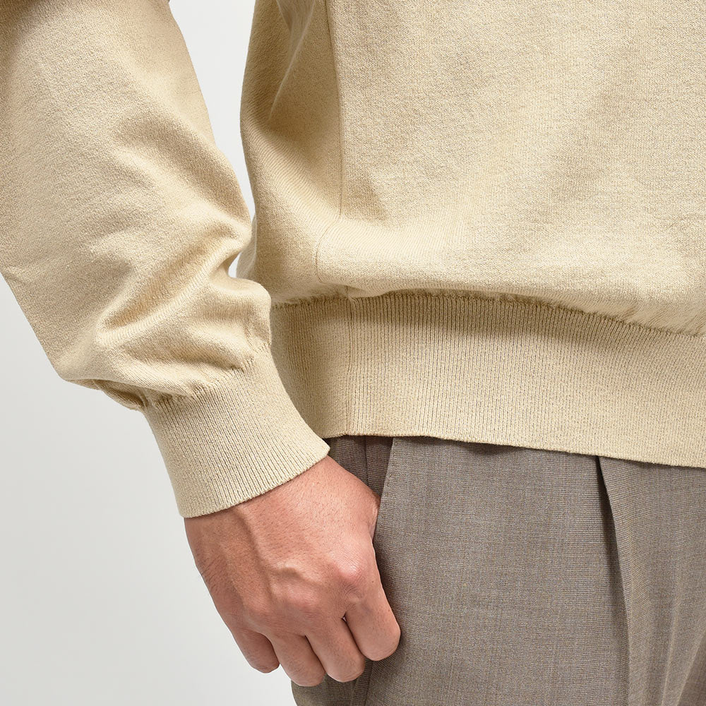 Yonetomi(ヨネトミ) LIGHT WAVE COTTON KNIT POLO ウェーブコットン ニットポロ