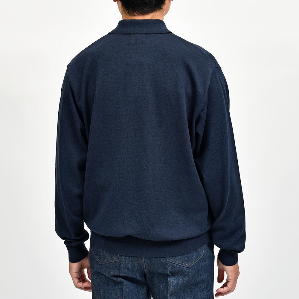 Yonetomi(ヨネトミ) LIGHT WAVE COTTON KNIT POLO ウェーブコットン ニットポロ