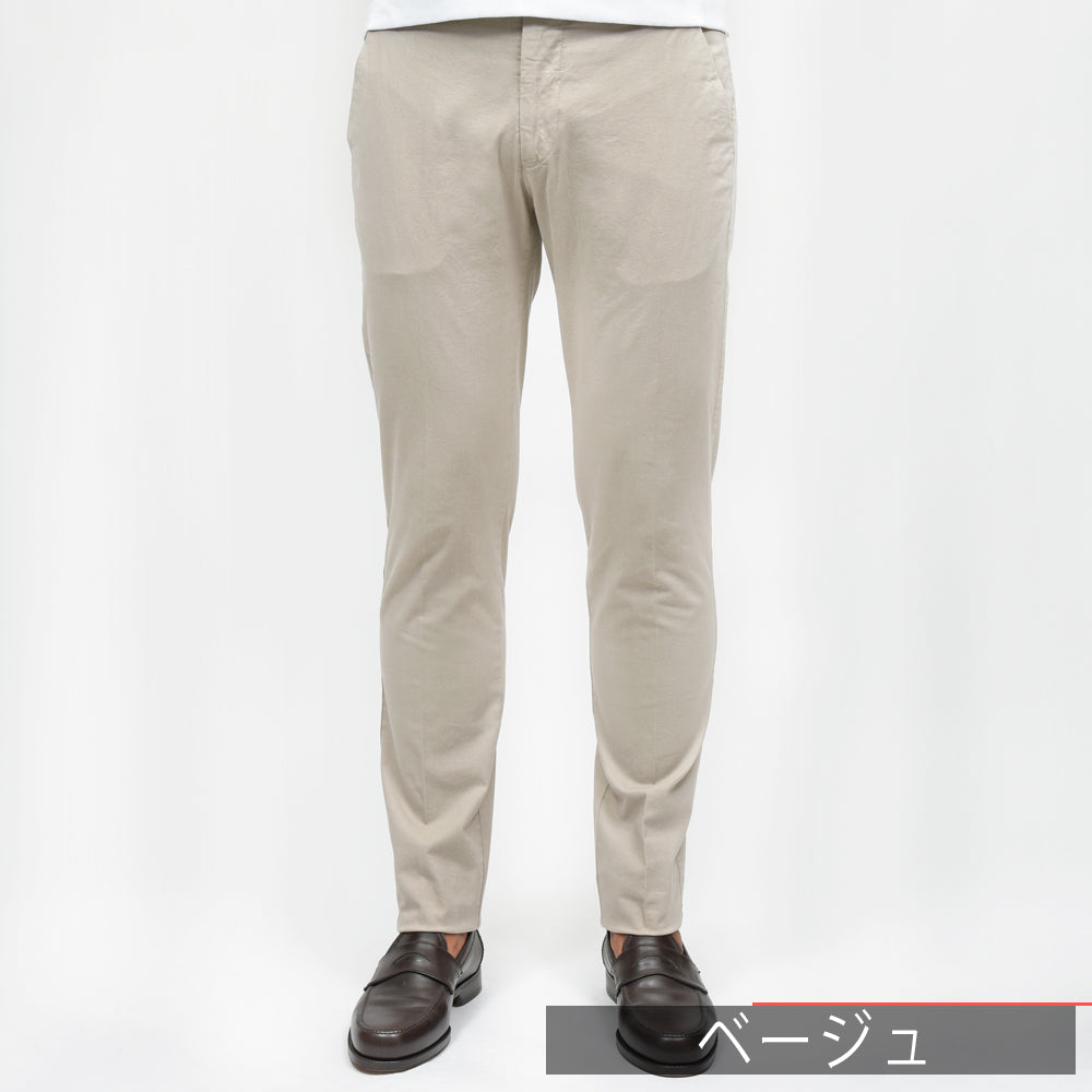 BERWICH(ベルウィッチ) JMORELLO Jモレッロ ガーメントダイストレッチコットンツイルスリムテーパードパンツ GTS0001X 13052006039
