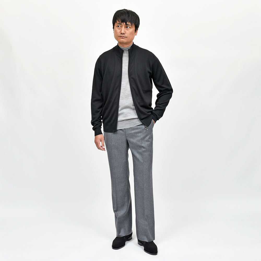 JOHN SMEDLEY(ジョンスメドレー) CLAYGATE エクストラファインメリノウール 24ゲージ ドライバーズニット STANDERD FIT