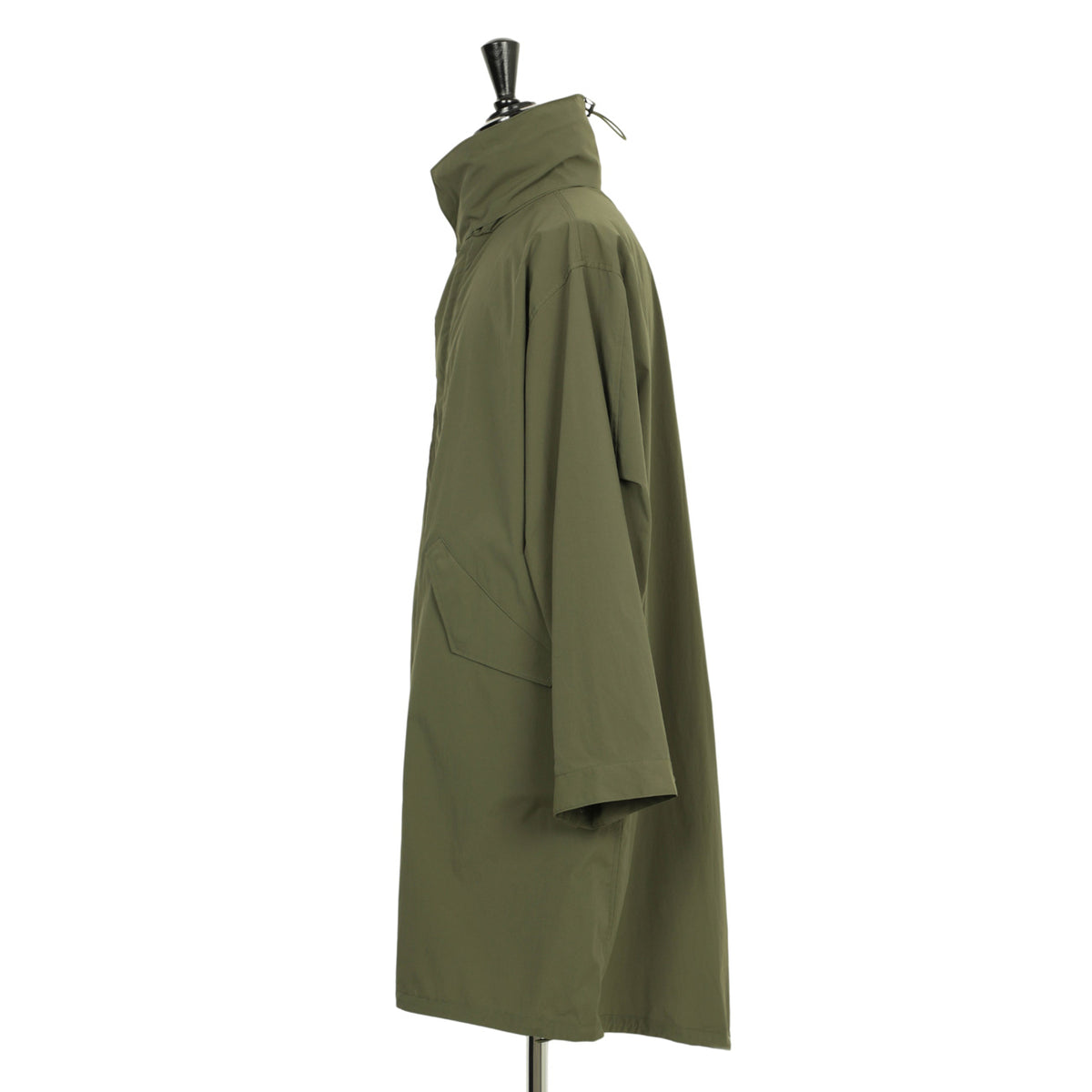 エス / M-65型 ロング丈 モッズコート(フード収納可)フィッシュテール/25MCO-PTYP-325 DARK OLIVE グリーン
