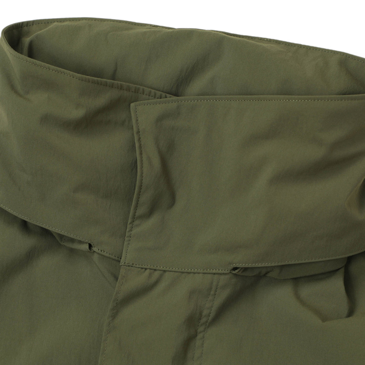 エス / M-65型 ロング丈 モッズコート(フード収納可)フィッシュテール/25MCO-PTYP-325 DARK OLIVE グリーン