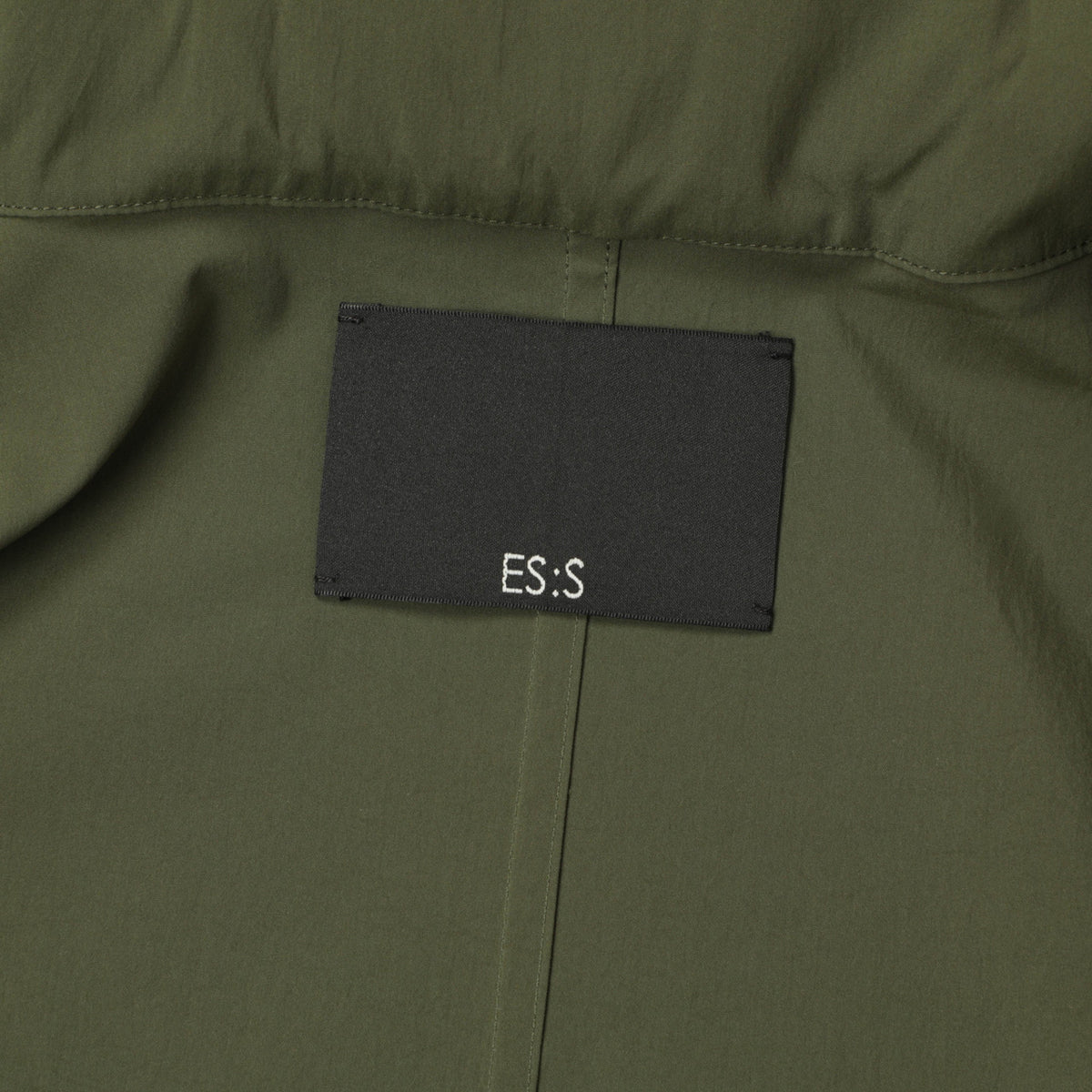 エス / M-65型 ロング丈 モッズコート(フード収納可)フィッシュテール/25MCO-PTYP-325 DARK OLIVE グリーン