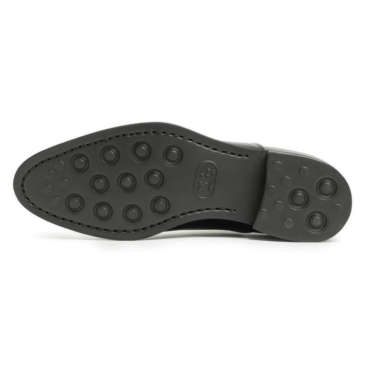 カルツォレリア トスカーナ / レザー ストレートチップ キャップトゥ 軽量 内羽根 シューズ(EXTRA LIGHTソール)/LACES EXL ブラック