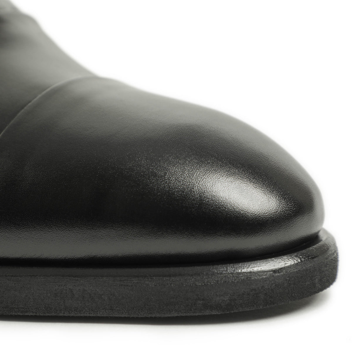 カルツォレリア トスカーナ / レザー ストレートチップ キャップトゥ 軽量 内羽根 シューズ(EXTRA LIGHTソール)/LACES EXL ブラック