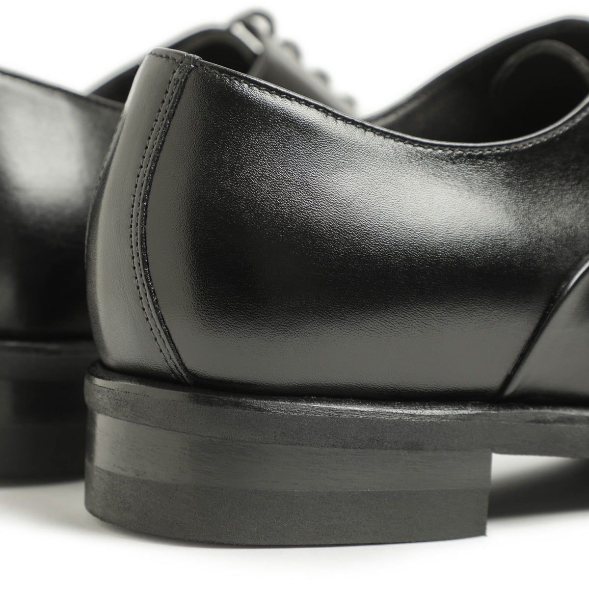 カルツォレリア トスカーナ / レザー ストレートチップ キャップトゥ 軽量 内羽根 シューズ(EXTRA LIGHTソール)/LACES EXL ブラック