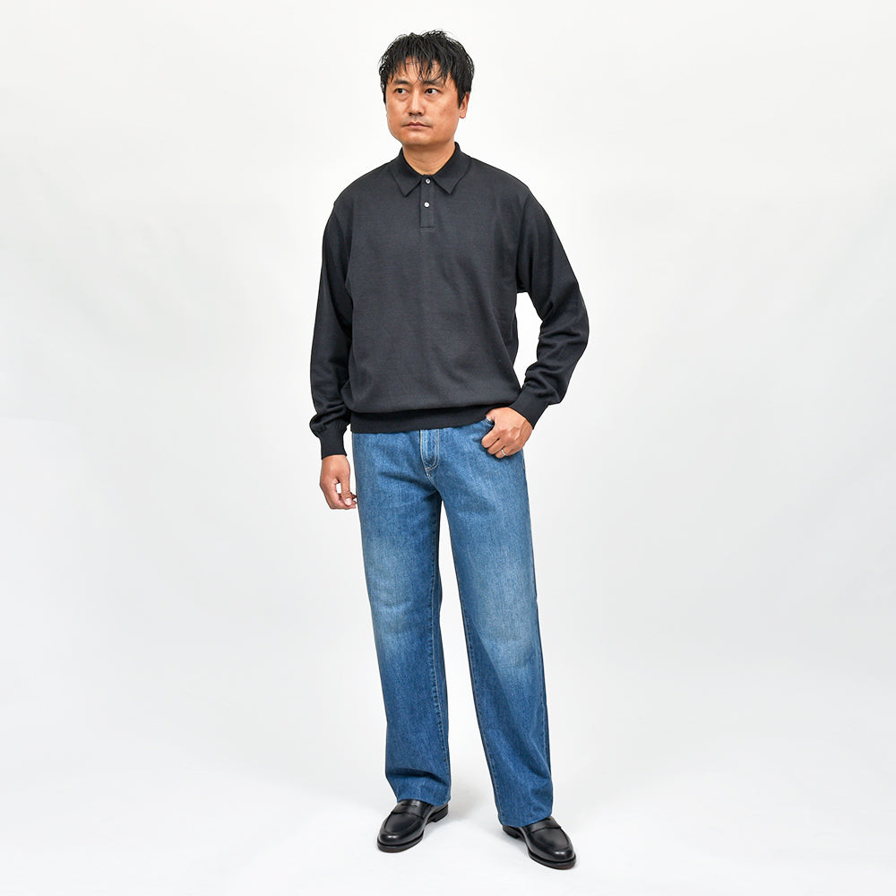 PT TORINO DENIM(ピーティートリノデニム) RAP コットン ワイドデニムパンツ/OA5040