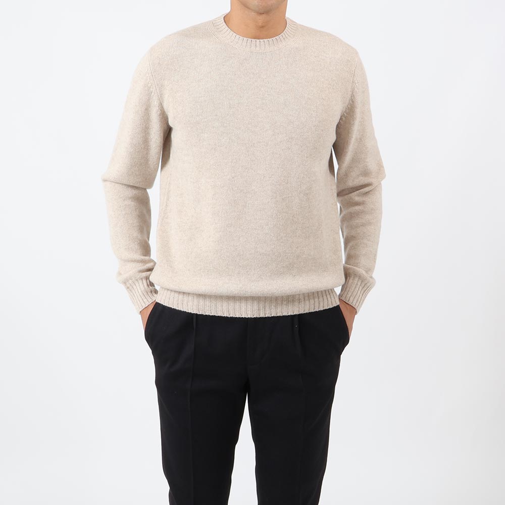 セッテフィーリカシミア / 【BR別注】Baby Cashmere ミドルゲージ クルーネック ニット/160H/BC