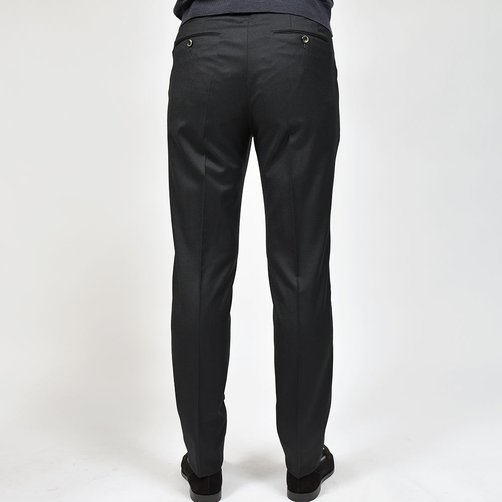 PT TORINO(ピーティー トリノ) Super110'S ヴァージンウール ストレッチ ライトフランネル 1プリーツドレスパンツ GENTLEMAN FIT/CM13