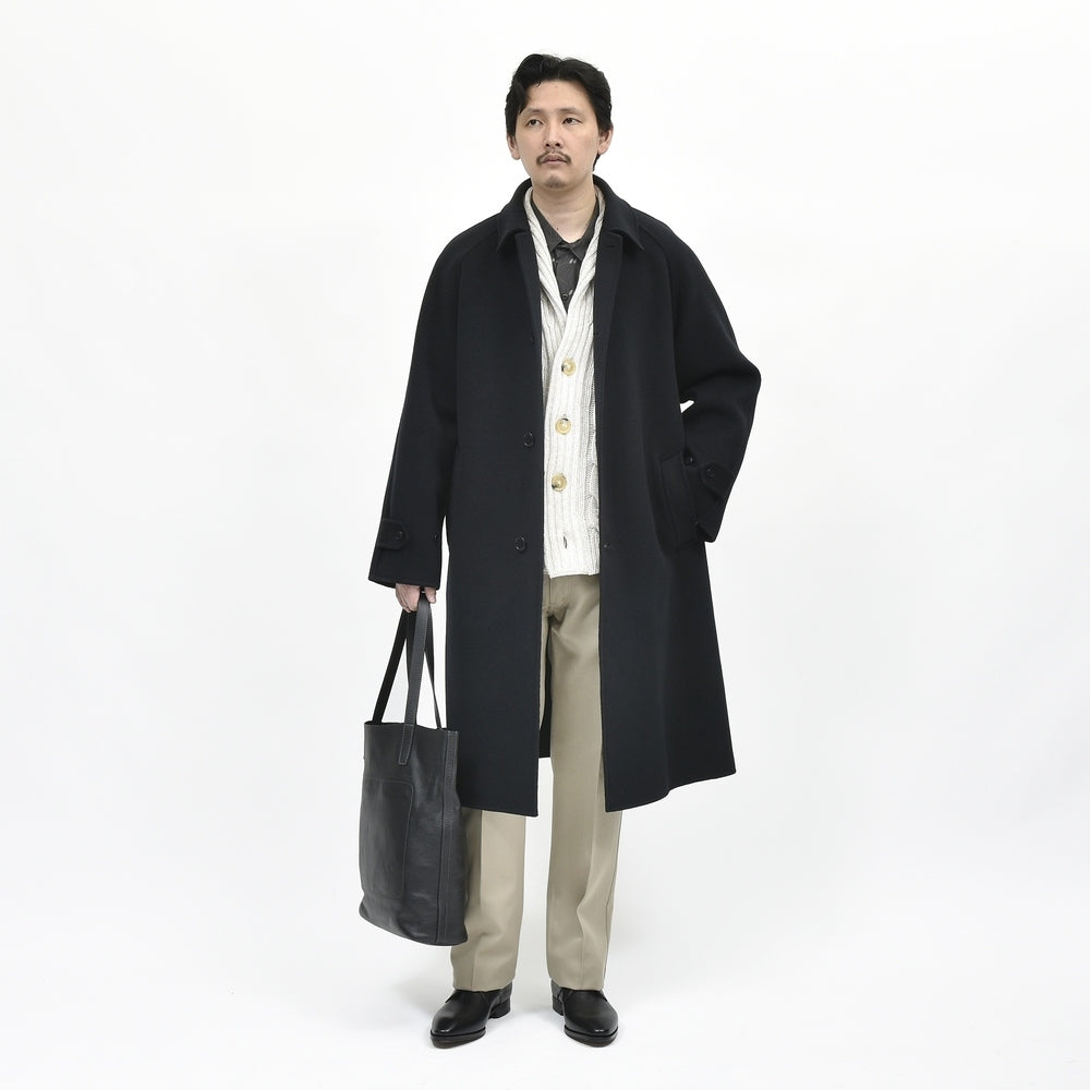 garoh(ガロウ) coat03 ダブルフェイス ウールカシミアビーバー バルカラーコート