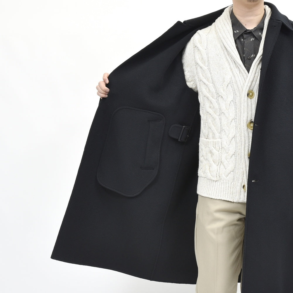 garoh(ガロウ) coat03 ダブルフェイス ウールカシミアビーバー バルカラーコート
