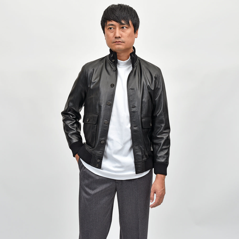 Valstar(ヴァルスター) VALSTARINO ヴァルスタリーノ ラムナッパレザー バルスターブルゾン REGULAR FIT