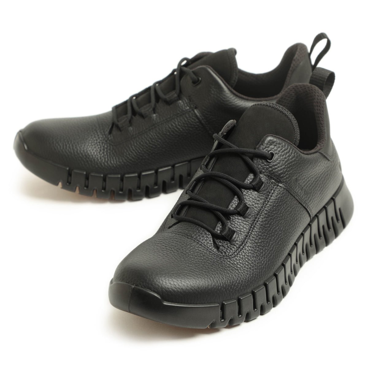 エコー / ヌバック レザー レースアップ 厚底スニーカー / GORE-TEX / GRUUV M 525224 01001 / ブラック