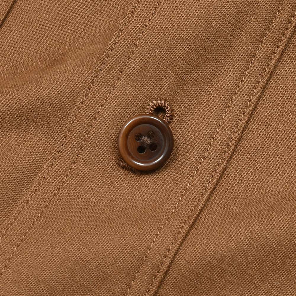 Paul Stuart(ポールスチュアート) コットン バックサテン サファリシャツジャケット