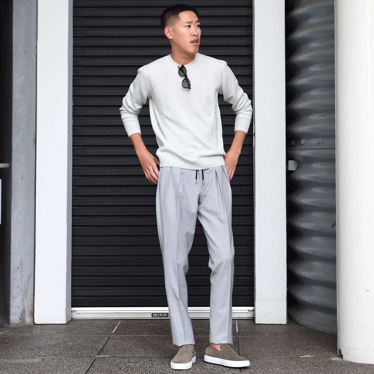 セッテフィーリカシミア / 【BR別注】Baby Cashmere ミドルゲージ クルーネック ニット/160H/BC
