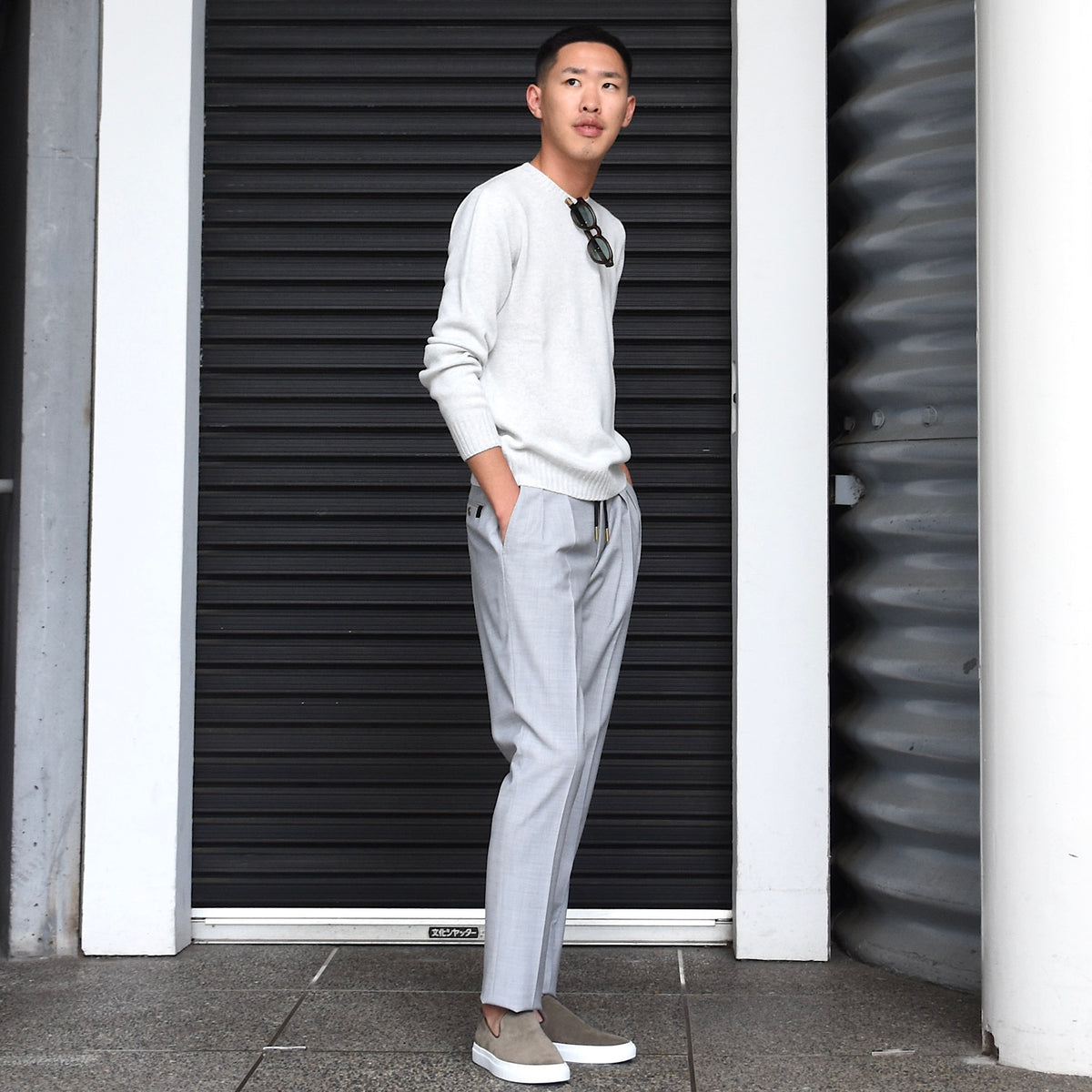 セッテフィーリカシミア / 【BR別注】Baby Cashmere ミドルゲージ クルーネック ニット/160H/BC