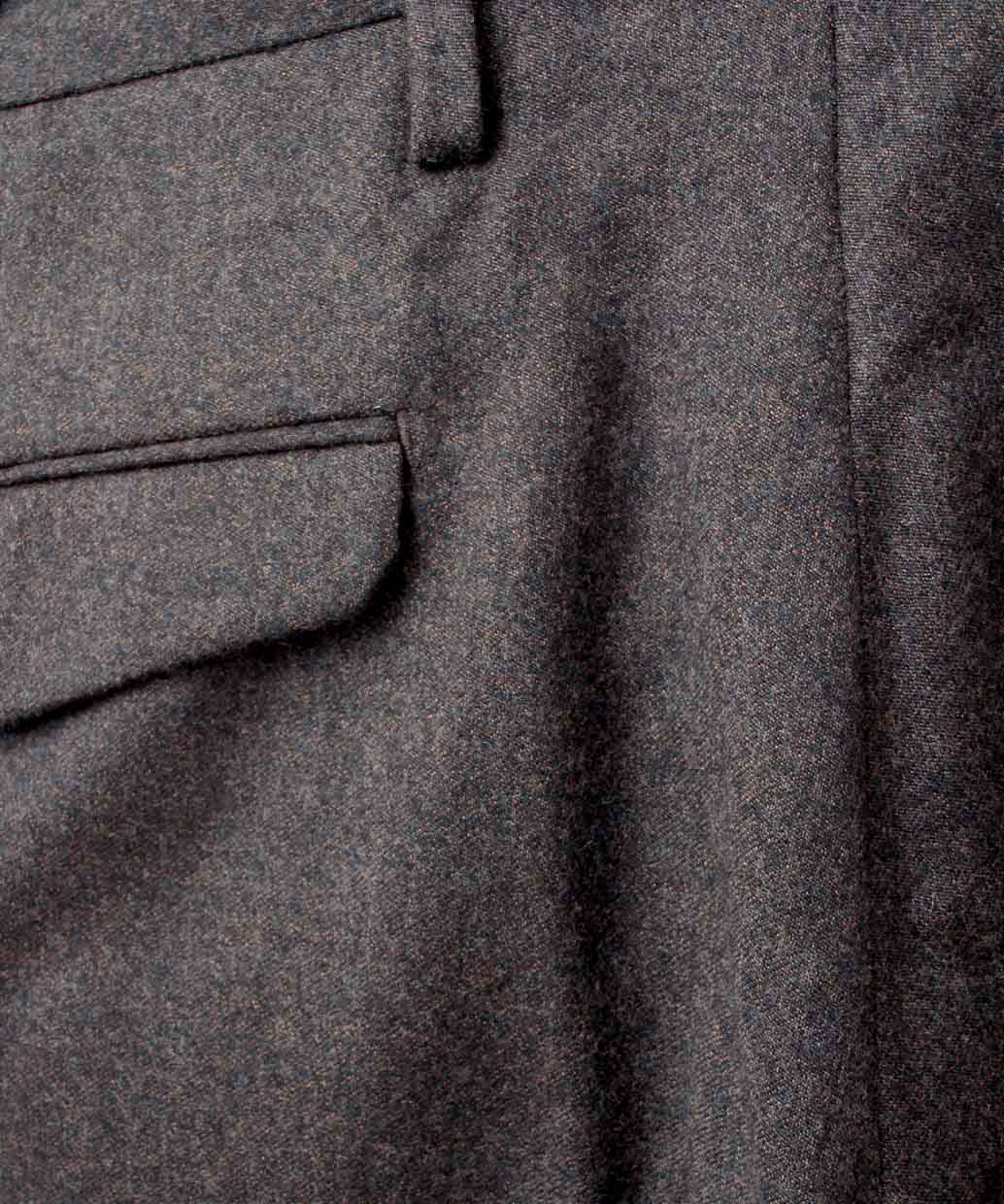 BRIGLIA 1949 BG21P REDA ACTIVE ウール ワンタック ワイドテーパード パンツ