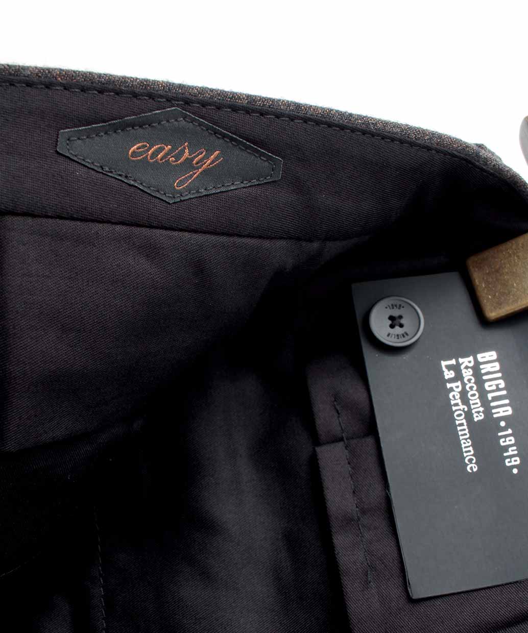 BRIGLIA 1949 BG21P REDA ACTIVE ウール ワンタック ワイドテーパード パンツ