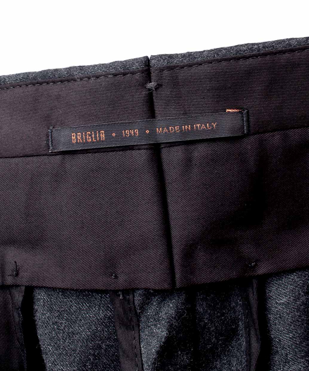 BRIGLIA 1949 BG21P REDA ACTIVE ウール ワンタック ワイドテーパード パンツ