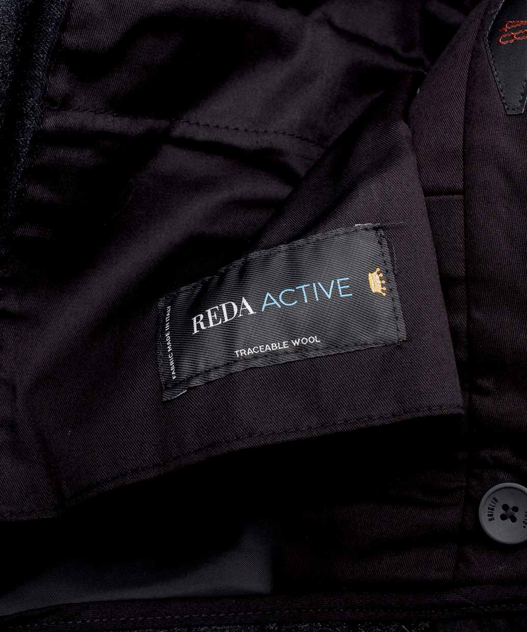 BRIGLIA 1949 BG21P REDA ACTIVE ウール ワンタック ワイドテーパード パンツ