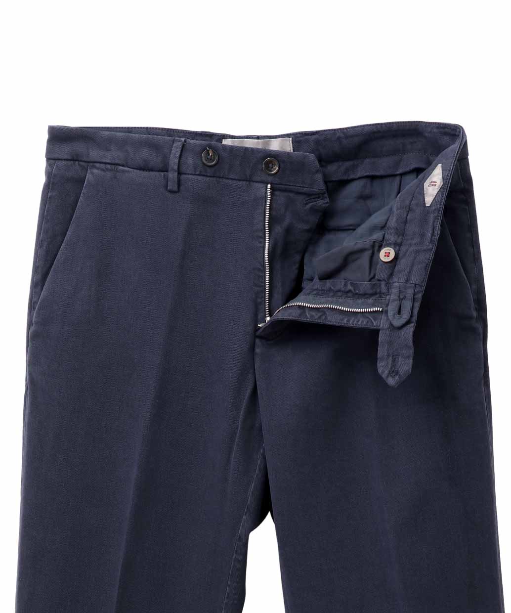 BRIGLIA 1948 NAVIGLIO ストレッチ ノープリーツ パンツ