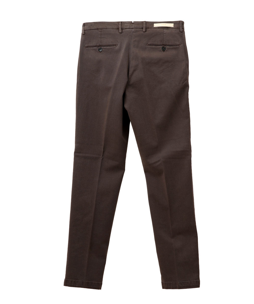 BRIGLIA 1948 NAVIGLIO コットンストレッチ ノープリーツ パンツ