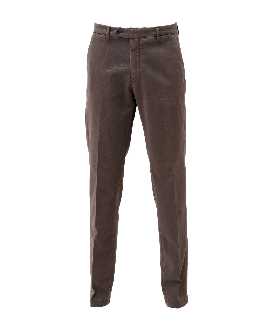 BRIGLIA 1948 NAVIGLIO コットンストレッチ ノープリーツ パンツ