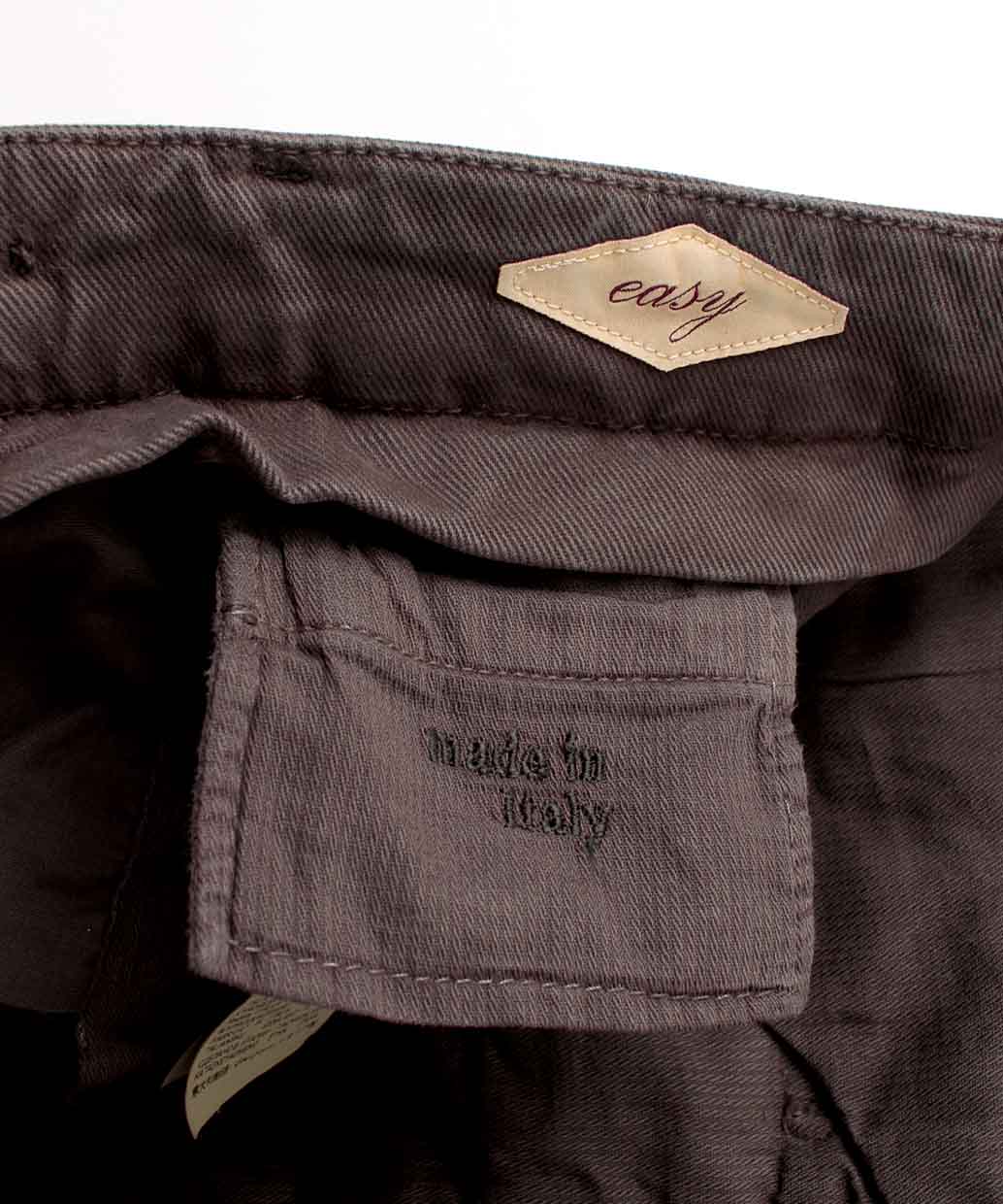 BRIGLIA 1948 NAVIGLIO コットンストレッチ ノープリーツ パンツ