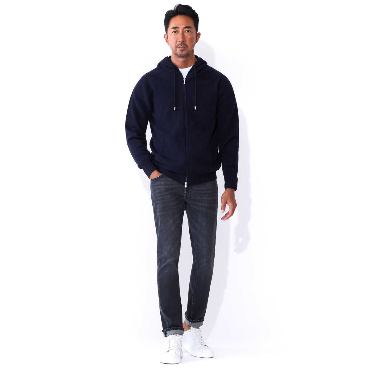BRIGLIA 1949 RIBOT コットン ストレッチ デニムパンツ【B.R.CHANNELご紹介モデル】【干場氏モデル】