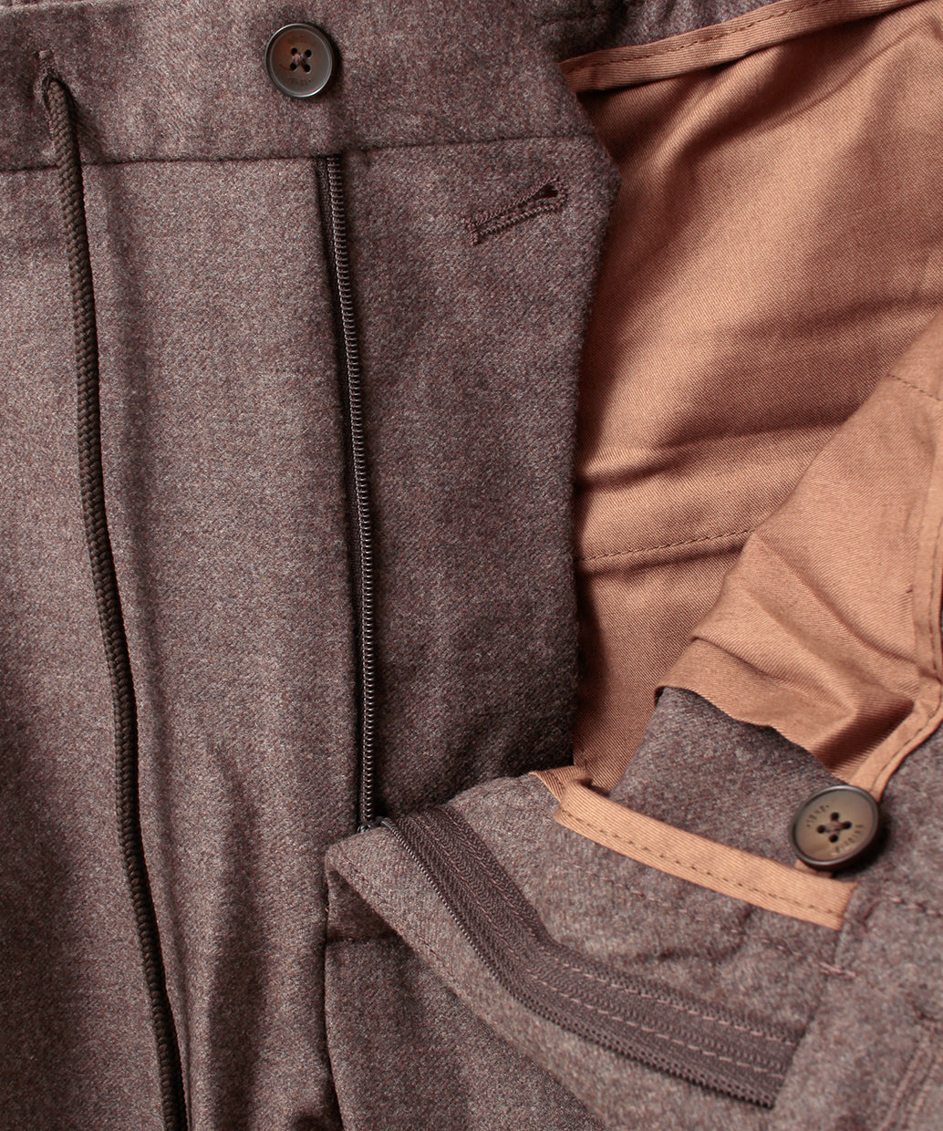 BRIGLIA 1948 PROCIDA Loro Piana ウール 1プリーツ イージー パンツ【B.R.CHANNELご紹介モデル】【干場氏モデル コラボ別注】