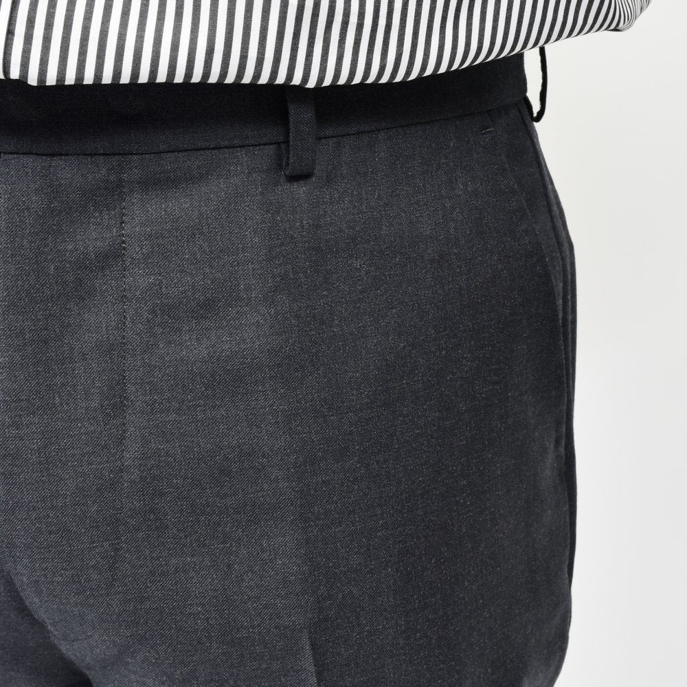 garoh(ガロウ) pants05 SUPER110'sウール サージ レギュラーストレートパンツ