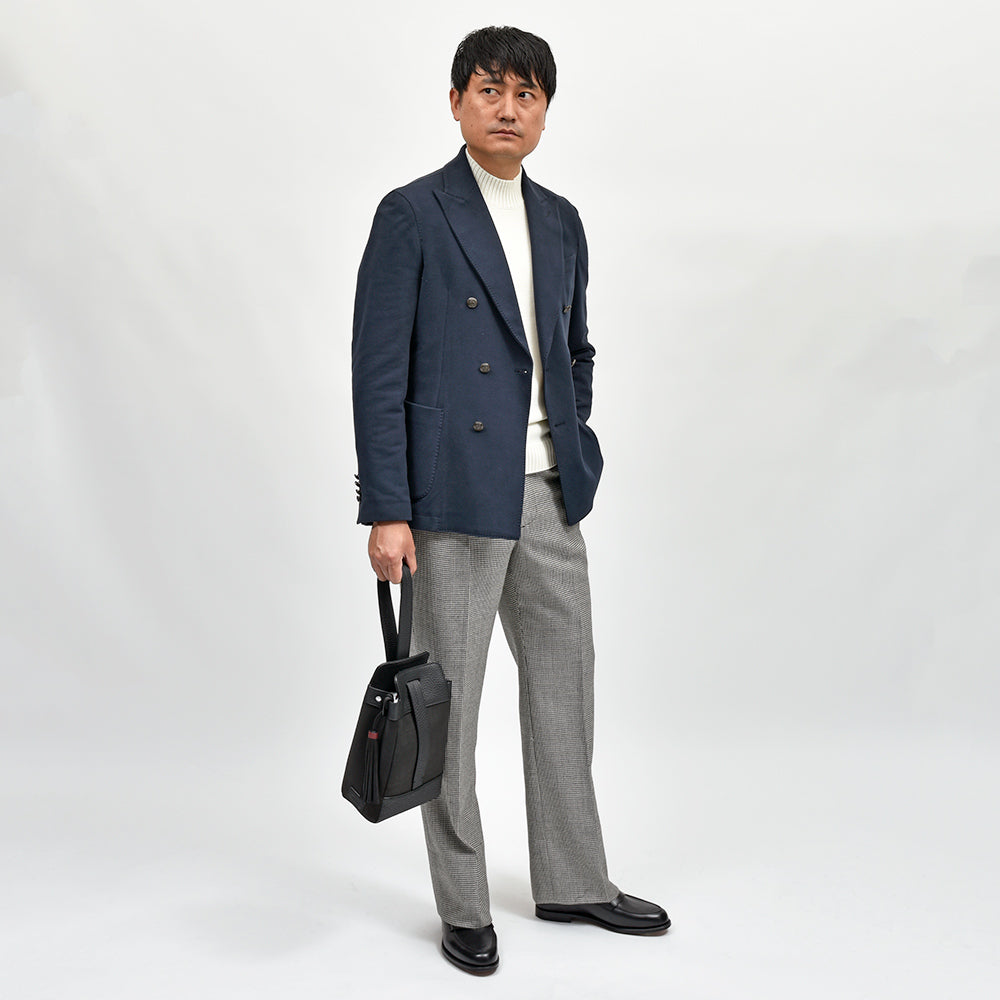 ACATE(アカーテ) NUOVO-SH/NU カーフシュリンクレザー×ヌバック 2WAY クラッチバッグ