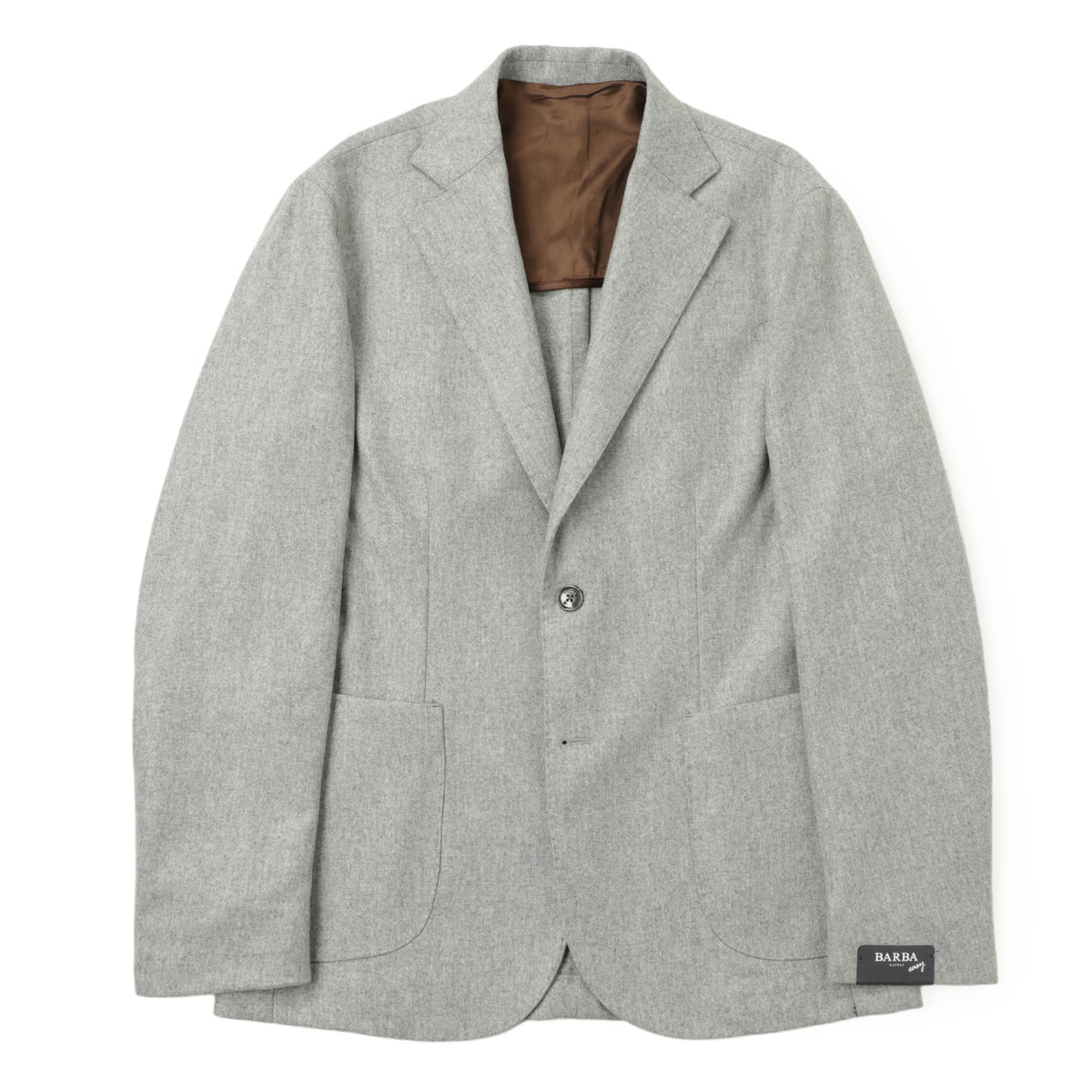 バルバ / ウール フランネルシングル ジャケット / EASY / VITALE BARBERIS CANONICO 51025 / グレー