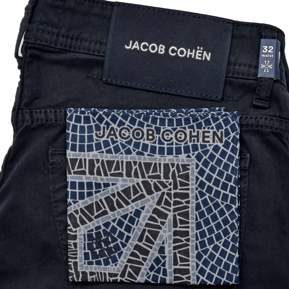 JACOB COHEN(ヤコブコーエン) BARD バード ガーメントダイコットンセルロースストレッチツイルテーパードパンツ 226-42880 53056028052