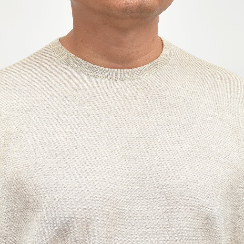 JOHN SMEDLEY(ジョンスメドレー) SCANLAN エクストラファインメリノウール 30ゲージ クルーネックニット MODERN FIT