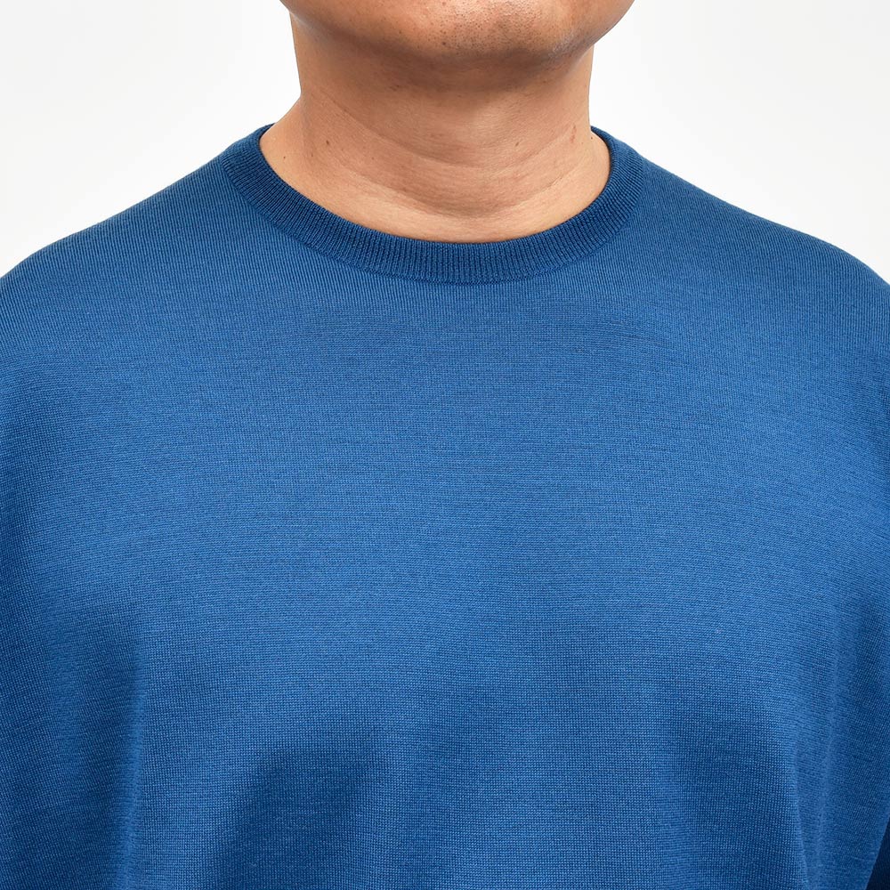 JOHN SMEDLEY(ジョンスメドレー) SCANLAN エクストラファインメリノウール 30ゲージ クルーネックニット MODERN FIT