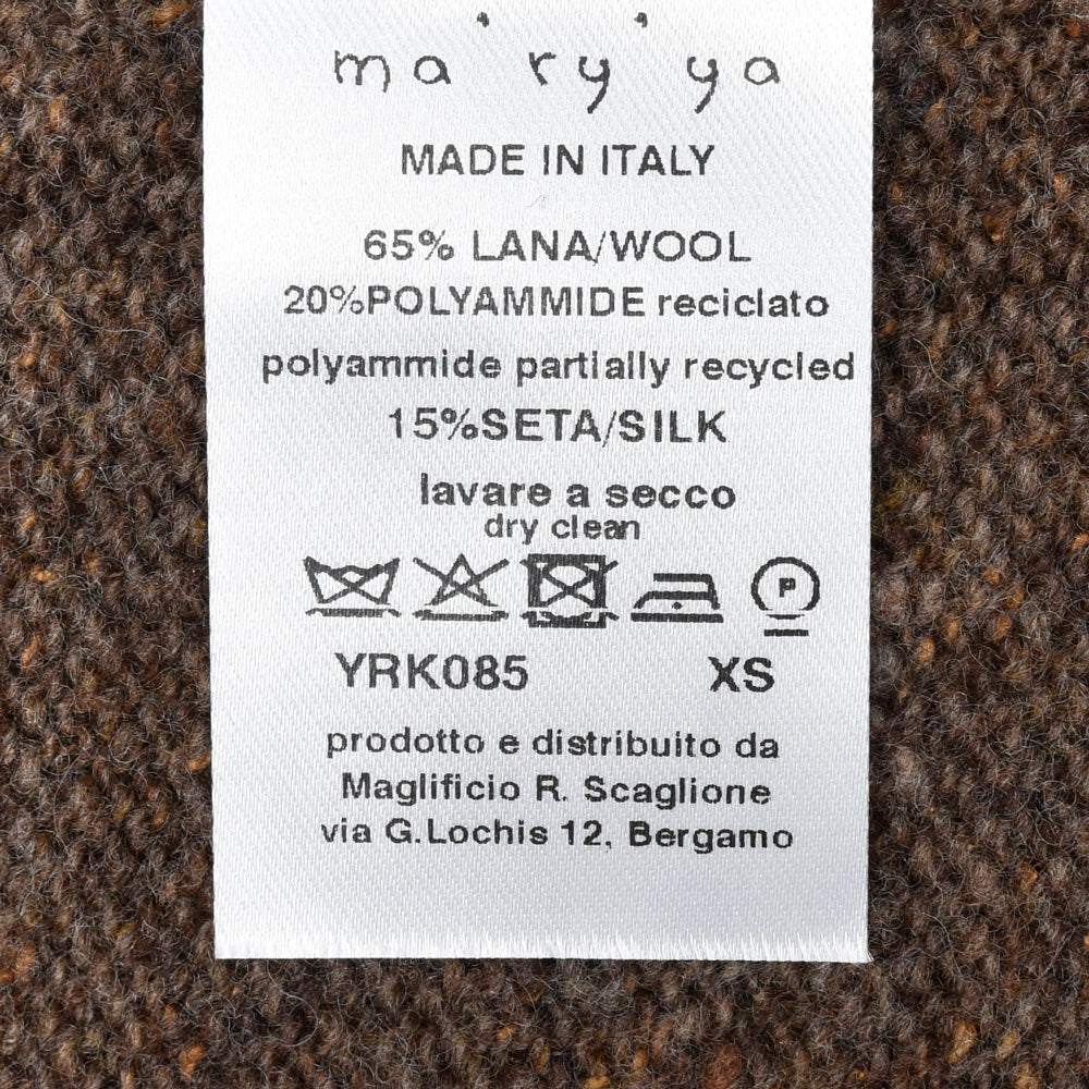 ma'ry'ya(マリア)YRK085 タートルネックニットワンピース