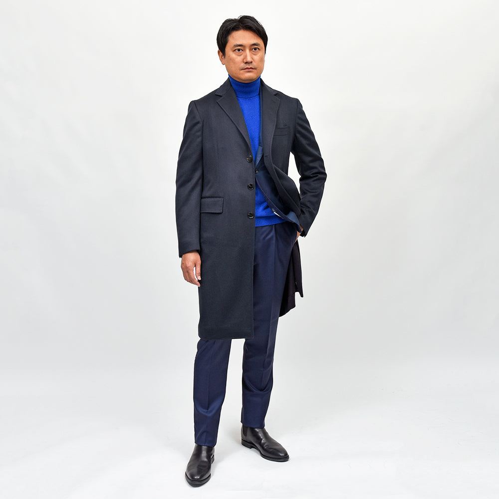 STILE LATINO(スティレ ラティーノ) EOLO カシミヤ シングルチェスターコート