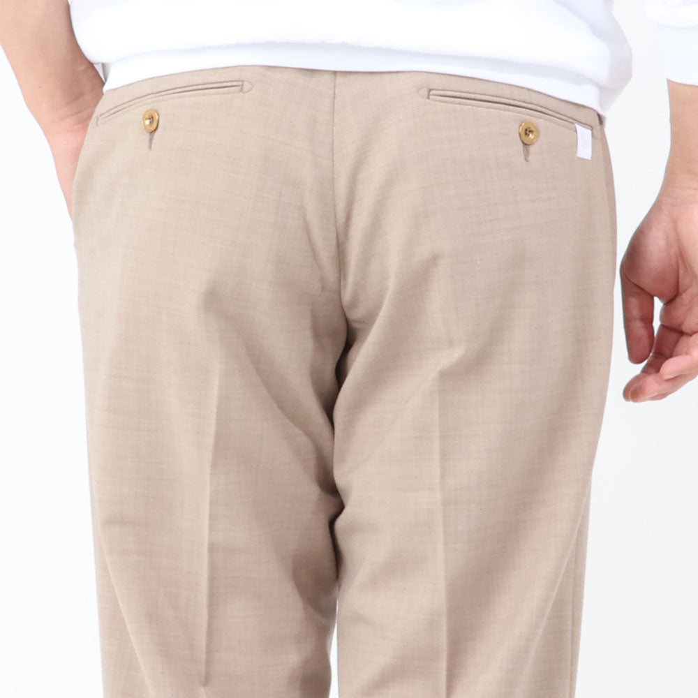 ベルウィッチ /【BR別注】テック エコウール 2プリーツ リラックスパンツ/SCOTCH RELAX GOLD/BN7000X