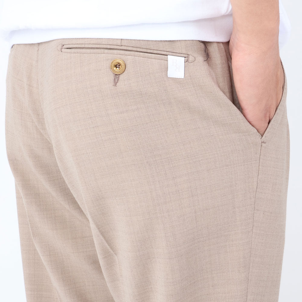 ベルウィッチ /【BR別注】テック エコウール 2プリーツ リラックスパンツ/SCOTCH RELAX GOLD/BN7000X