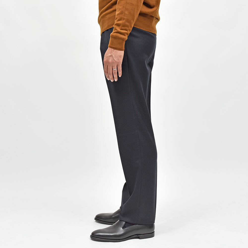 Fumiya Hirano THE TROUSERS(フミヤヒラノトラウザーズ) REGENT II ウール サキソニー セットアップ対応 サイドアジャスター 2インプリーツ ドレスパンツ