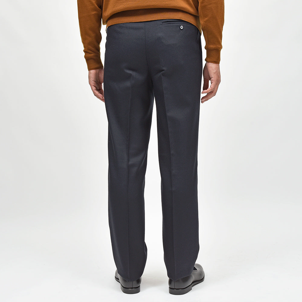 Fumiya Hirano THE TROUSERS(フミヤヒラノトラウザーズ) REGENT II ウール サキソニー セットアップ対応 サイドアジャスター 2インプリーツ ドレスパンツ
