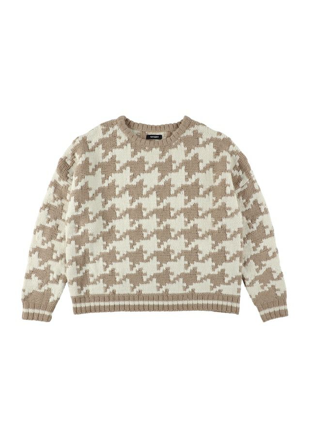 ウノピゥウノウグァーレトレ / 113 HAND KNIT CREW/MRK289-WCA029