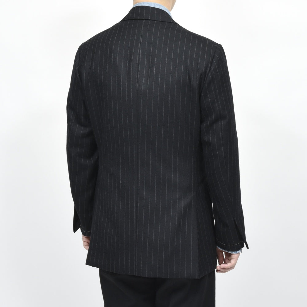 garoh(ガロウ) jacket06 ウール サージ ピンストライプ 2Bジャケット