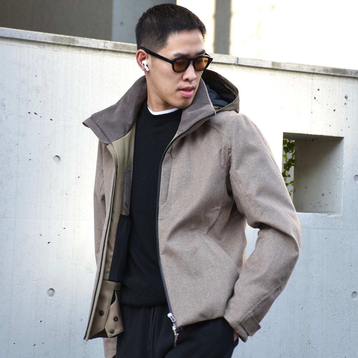 シーズ / カシミア&サーモア エコダウン BALMA JACKET/OS078 TN373/OYSTER