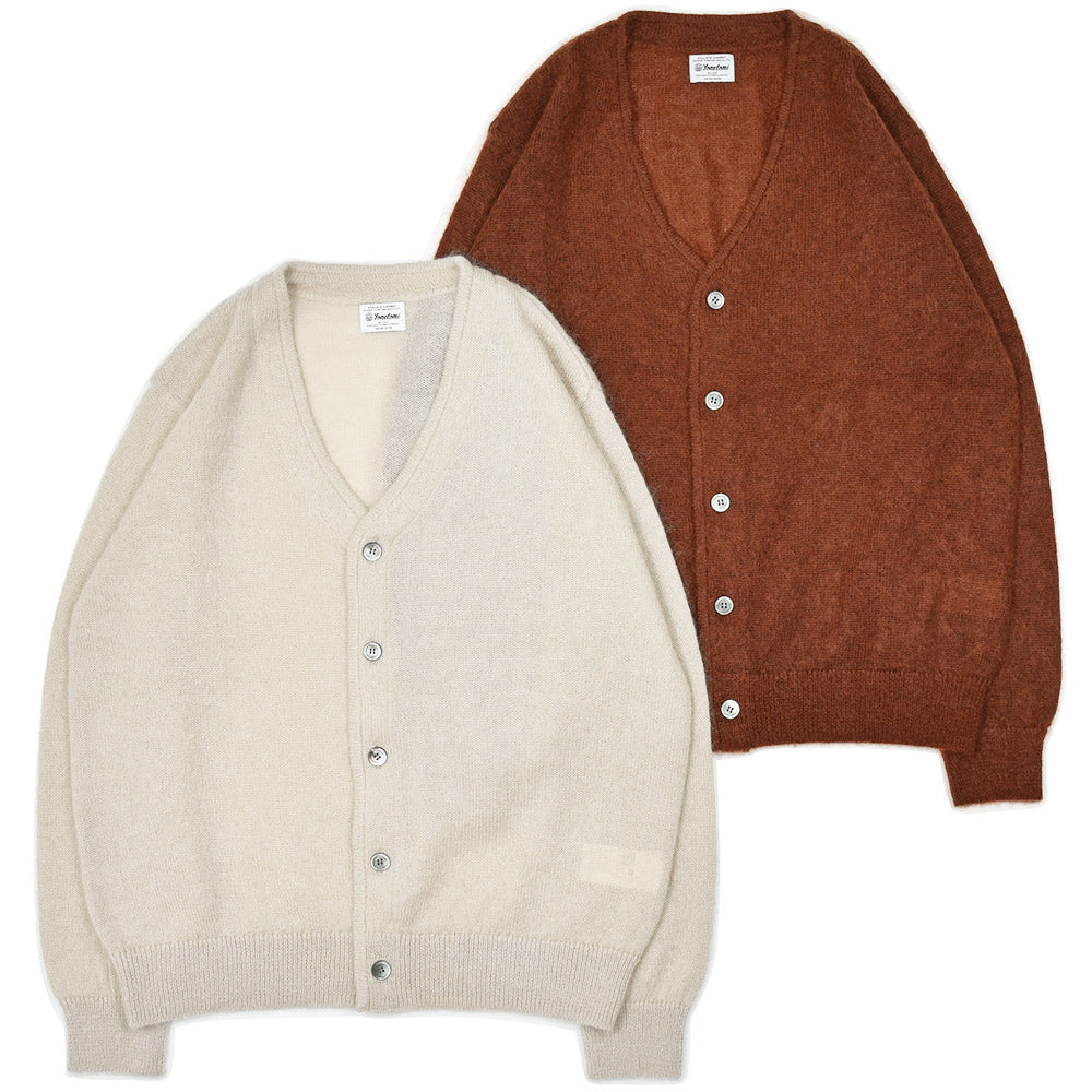 Yonetomi(ヨネトミ) SHAGGY MOHAIR C/D キッドモヘア ニットカーディガン