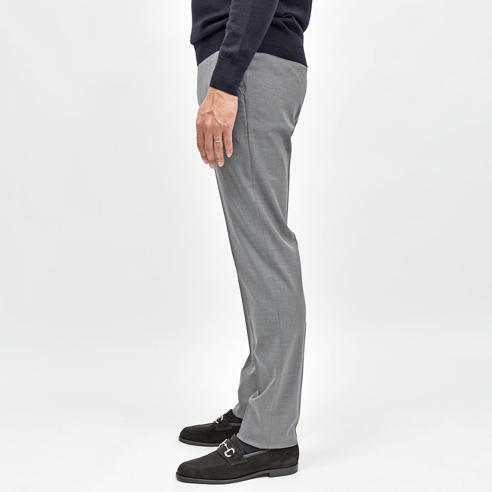 PT TORINO(ピーティー トリノ) ウォッシャブルライトテクノウール ストレッチ サージ ノープリーツドレスパンツ SLIM FIT/VD06
