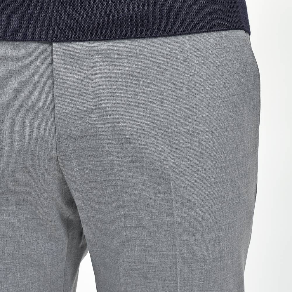 PT TORINO(ピーティー トリノ) ウォッシャブルライトテクノウール ストレッチ サージ ノープリーツドレスパンツ SLIM FIT/VD06